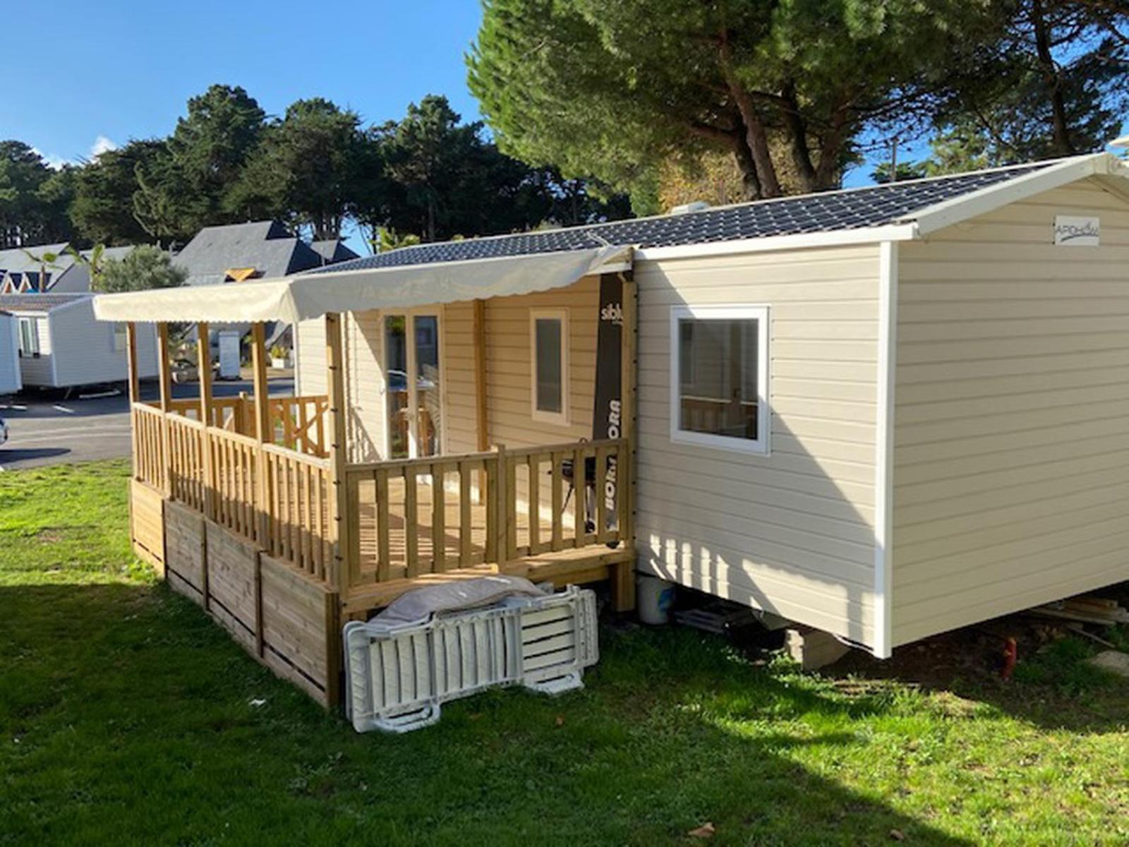 Mobilhome Quiberon camping Conguel bord de mer Exterior foto