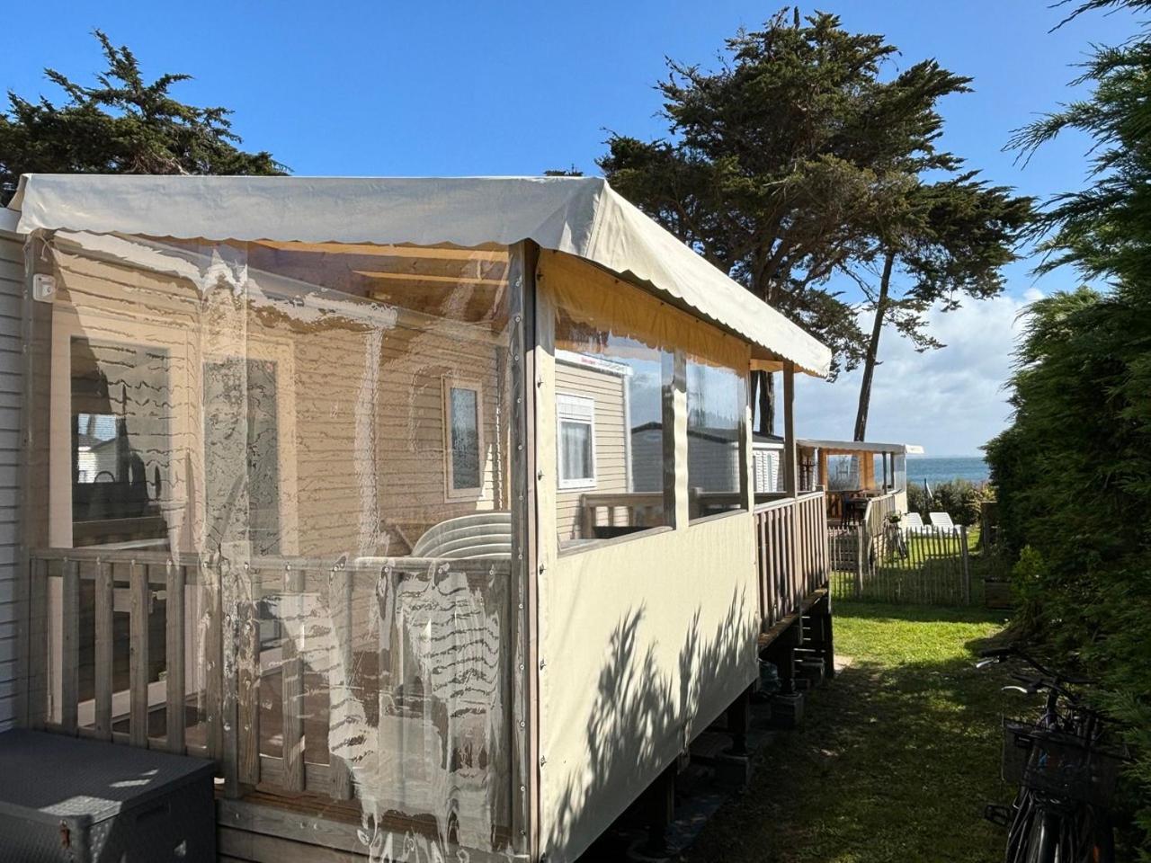 Mobilhome Quiberon camping Conguel bord de mer Exterior foto