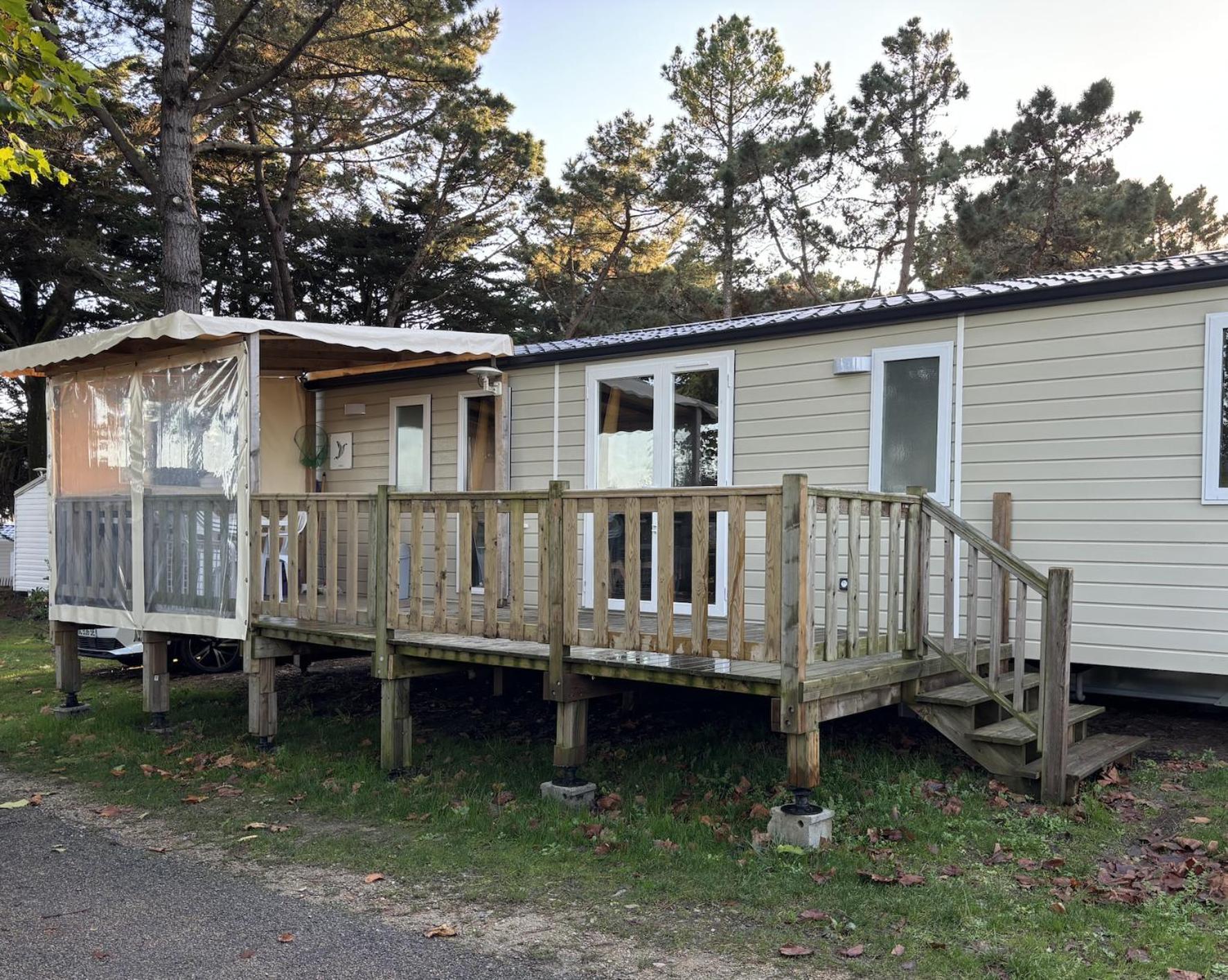 Mobilhome Quiberon camping Conguel bord de mer Exterior foto