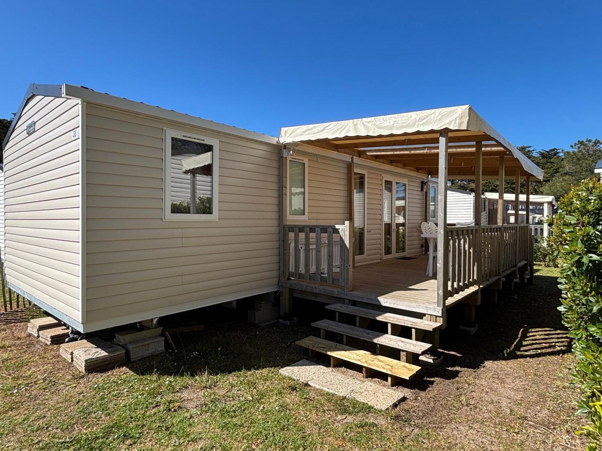 Mobilhome Quiberon camping Conguel bord de mer Exterior foto